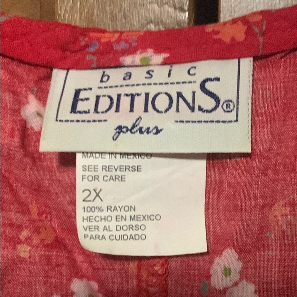 Vintage Basic Editions Plus Sleveless Summer Dres… - image 3